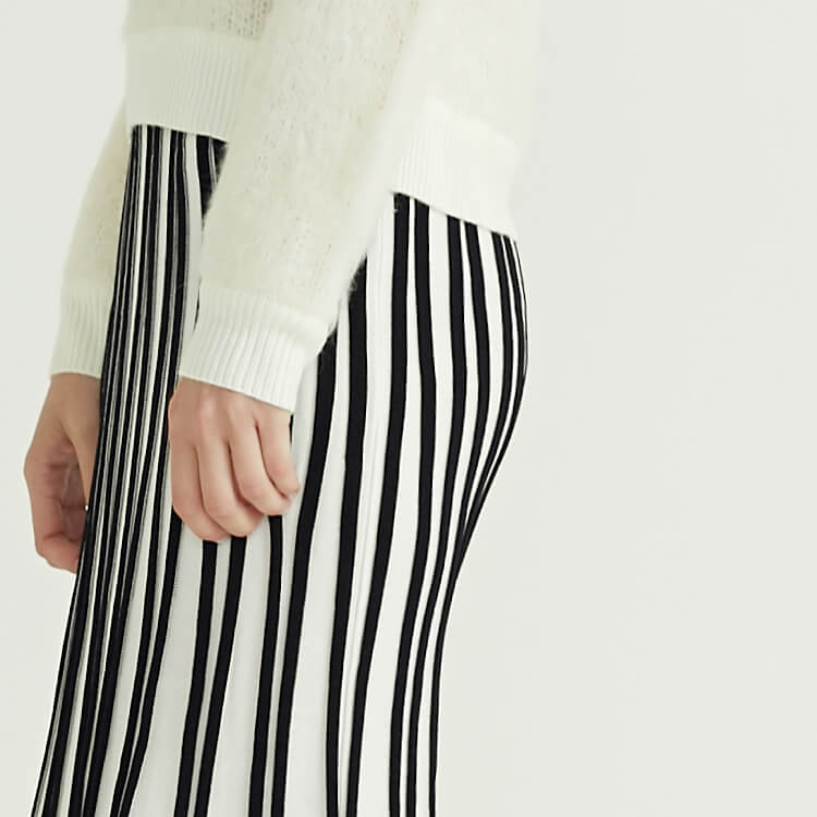 2022 New Style Temperament Knitted Custom Plus Size Elegant Skirts For Women